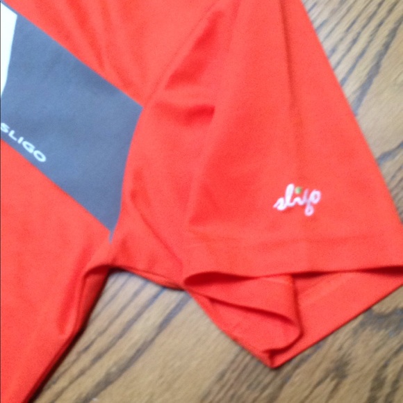 Sligo Men's Orange Golf Polo - Picture 4 of 9